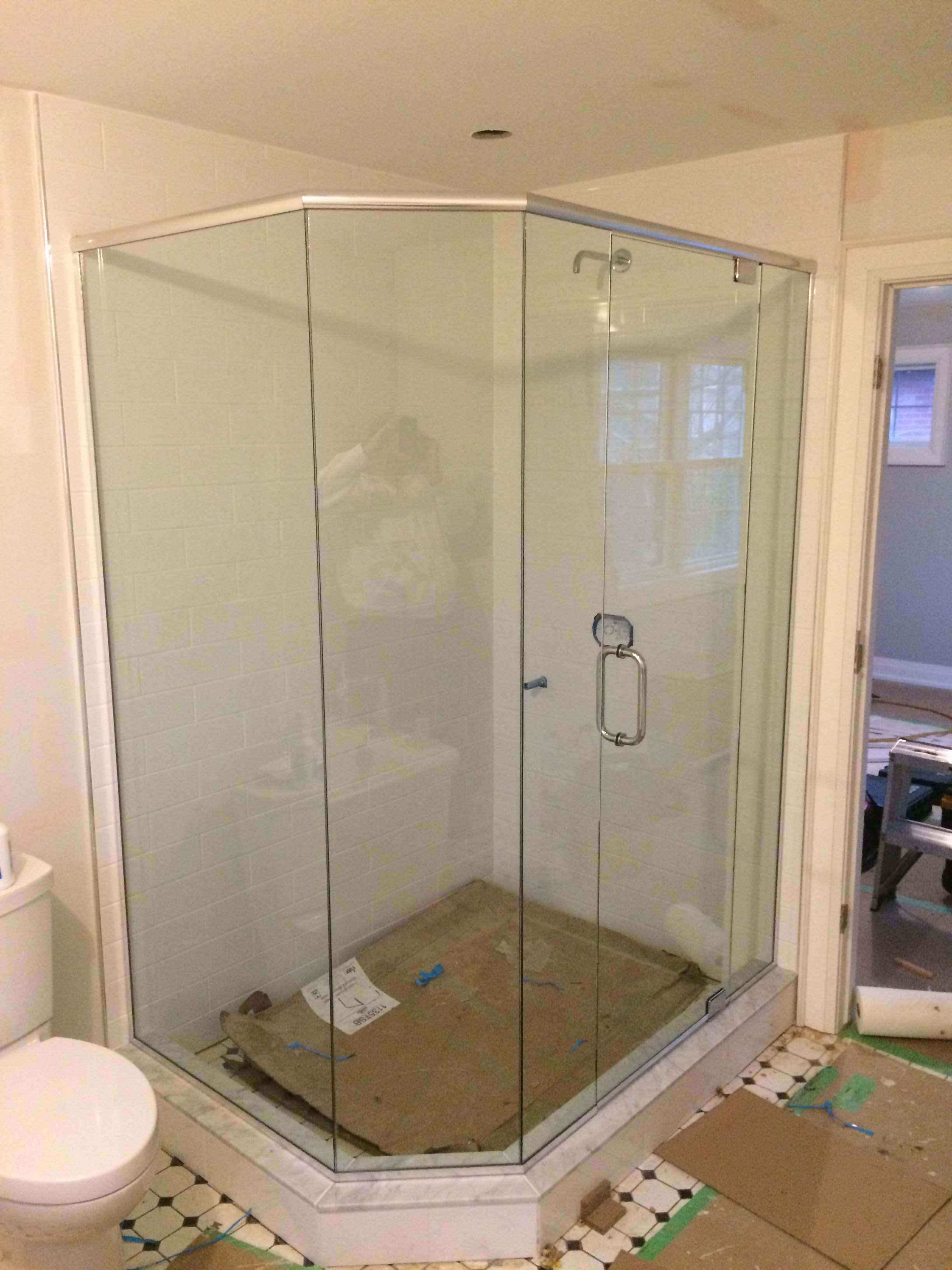 custom made shower glass
